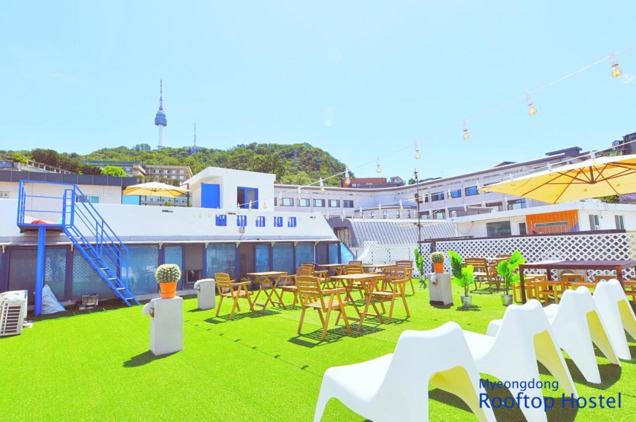 Oyo Rooftop Hostel Seul Exterior foto
