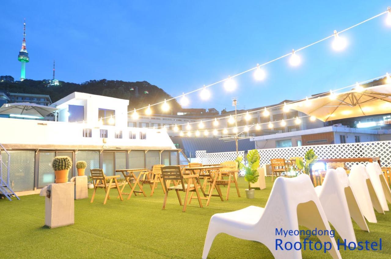 Oyo Rooftop Hostel Seul Exterior foto