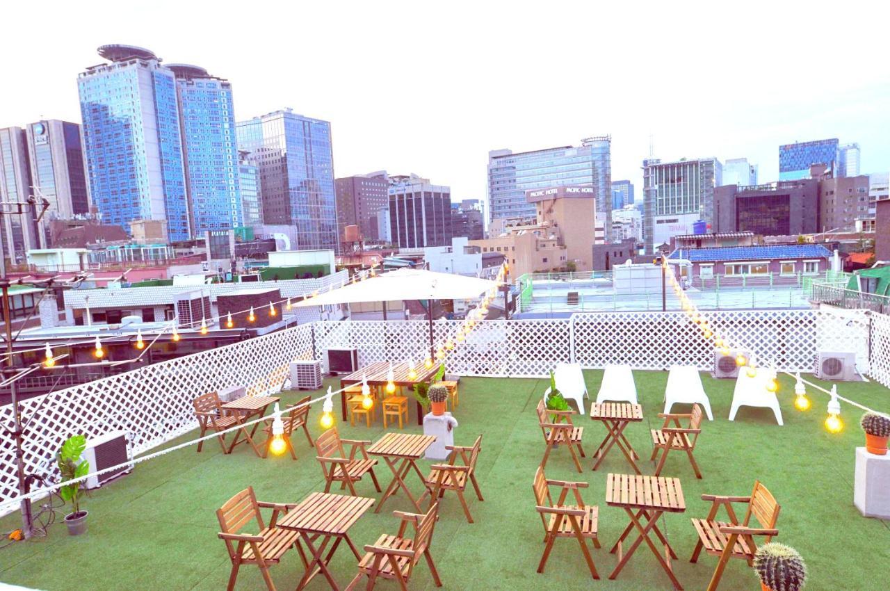 Oyo Rooftop Hostel Seul Exterior foto
