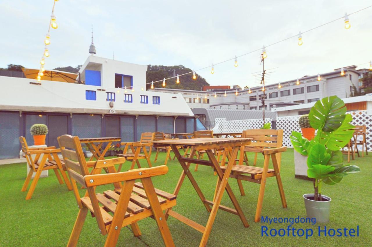 Oyo Rooftop Hostel Seul Exterior foto