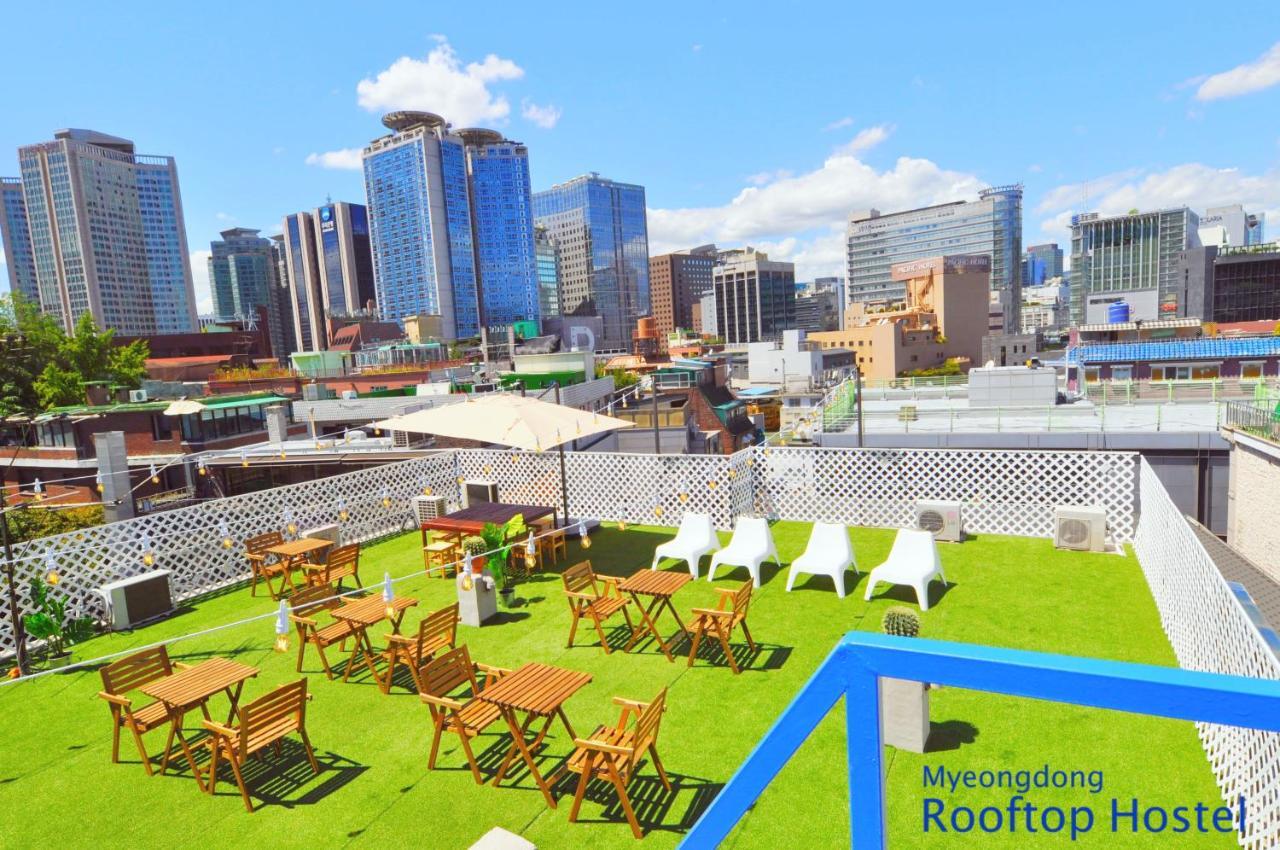 Oyo Rooftop Hostel Seul Exterior foto