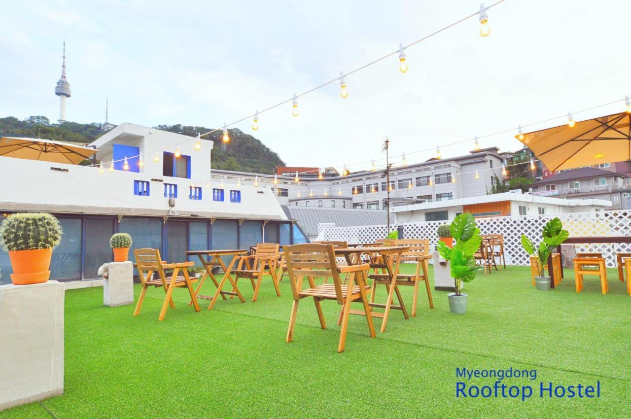 Oyo Rooftop Hostel Seul Exterior foto